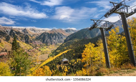 Autumn In Telluride Colorado - Gondola	