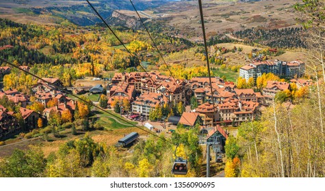 Autumn In Telluride Colorado - Gondola	