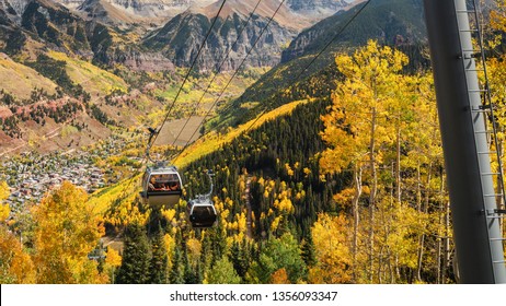 Autumn In Telluride Colorado - Gondola