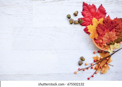 Autumn Thanksgiving Background - Shutterstock ID 675502132