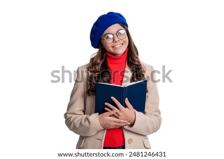 Autumn is time to study. Education and knowledge. School reading education. Back to school. Autumn girl read school book. Education for college student. Teen girl read book. Reading for pleasure