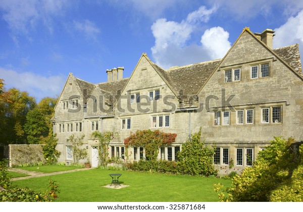 Autumn View Cotswold Country Mansion Gardens Stock Photo Edit Now