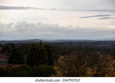 Autumn View Over Melbourne Eastern Suburbs.