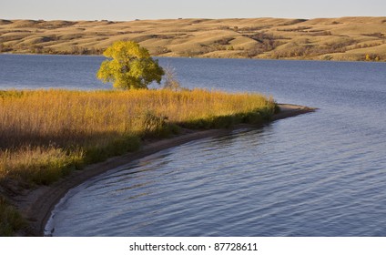 Autumn View Saskatchewan Buffalo Pound Lake