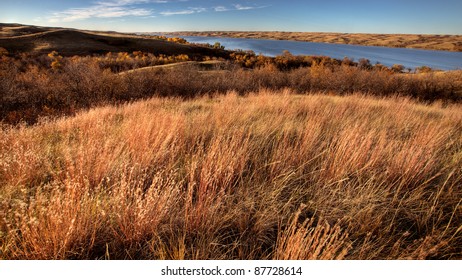 Autumn View Saskatchewan Buffalo Pound Lake