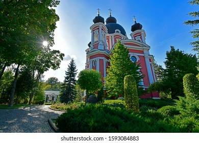 Autumn Walk In The Church Park, Church Attendance, Religious Worship.