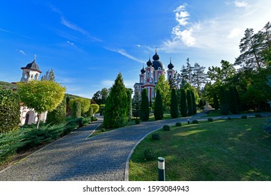 Autumn Walk In The Church Park, Church Attendance, Religious Worship.