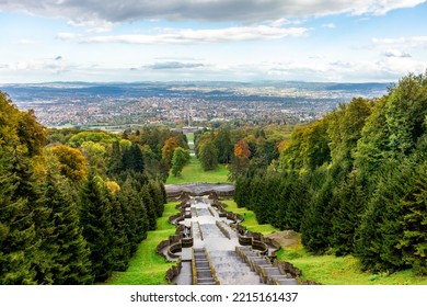 Autumn walk through the beautiful Bergpark Kassel Wilhelmshöhe - Hesse - Germany - Shutterstock ID 2215161437