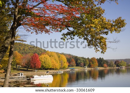 Autumn in Wisp, Maryland at Deep Creek Lake