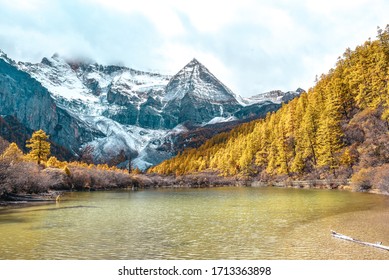 Autumn Yading is a national level reserve in Daocheng, in the southwest of Sichuan Province, China. It is a mountain sanctuary and major Tibetan pilgrimage site comprising three peaks (Public place)