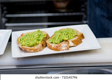 Avacado On Sour Dough Toast.