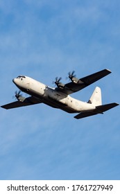 Avalon, Australia - March 2, 2015: Royal Australian Air Force Lockheed Martin C-130J Hercules military cargo aircraft.