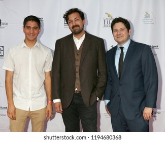 AVALON - SEP 28:  Joseph Peter Perez, Gabriel Gonzales, Emmanuel Rodriguez At The Catalina Film Festival - Friday Red Carpet At The Casino On September 28, 2018 In Avalon, CA