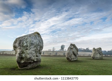 Avebury Henge And Stone Circles, Wiltshire, England