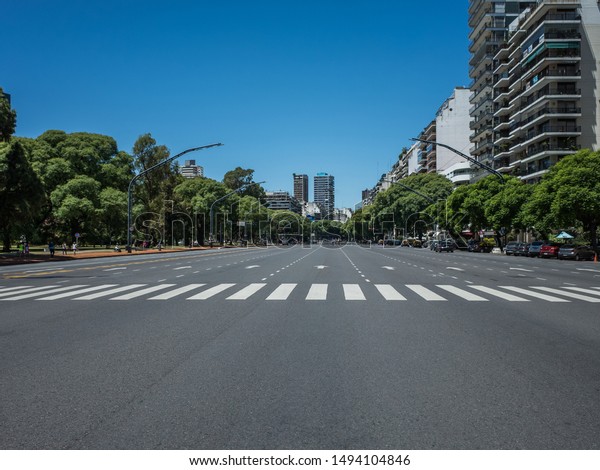 Avenida Del Libertador De La India Stock Photo Edit Now 1494104846