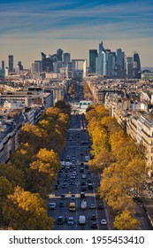 
Avenue De La Grande Armée Seen From The Arc De Triomphe, Paris.