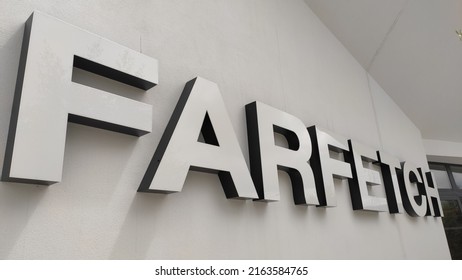 Avepark, Guimaraes, Portugal, May 18, 2022: Farfetch's Creative Operations Centre In The City Of Guimarães. FARFETCH Limited Is The Leading Global Platform For The Luxury Fashion Industry.