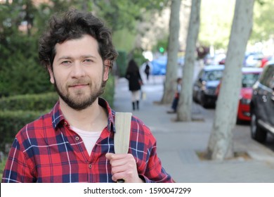 Average Looking Ethnically Ambiguous Young Man Outdoors