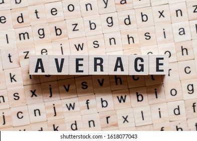 Average Word Concept On Cubes