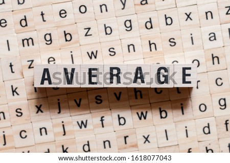 Average word concept on cubes