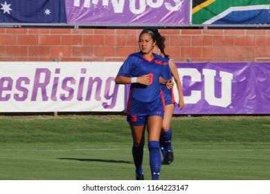 Avery Cortez Midfielder For Houston Baptist University Huskies At GCU Stadium In Phoenix,AZ USA August 24,2018.