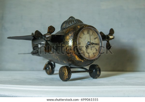 Aviation Clock Home Decor Office Kids Stock Photo Edit Now 699061555