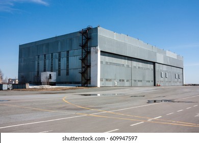 Aviation Hangar At The Airport