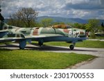 Aviation Museum in Bulgaria, Krumovo.  Old Soviet, German and American aircraft from the first and second world wars.