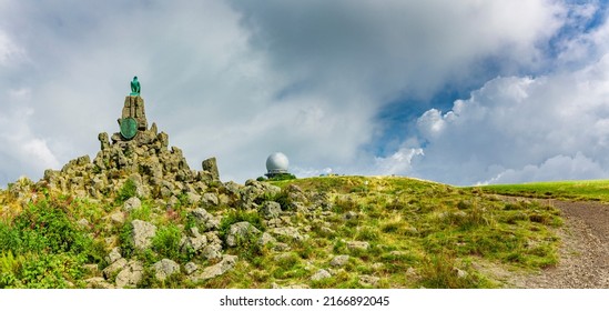 Aviator Monument On The Wasserkuppe In The Rhön In Hesse