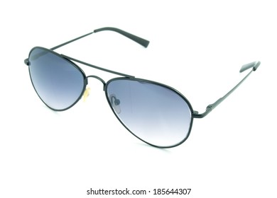 Aviator Sunglasses Isolated On White Background