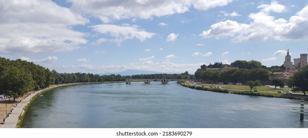 Avignon Bridge Over The Rhone