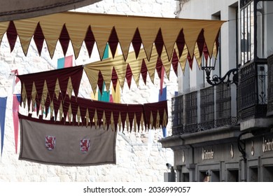 Avila, Spain; 09.04.2021: Avila's Medieval Market And Fair