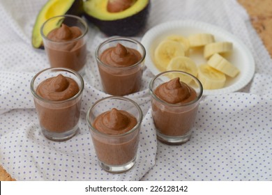 Avocado Banana Chocolate Pudding