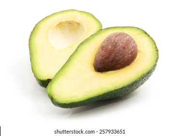 Avocado Isolated On White