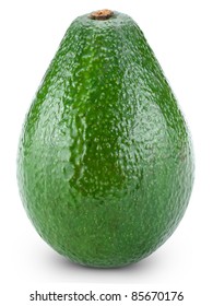 Avocado Isolated On White