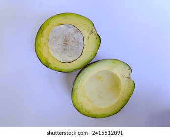 The avocado is perfectly ripe and delicious