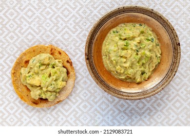 Avocado With Roasted Tomatillo Salsa, Tahini And Greek Yogurt 
Corn Roti 