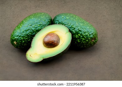 Avocadoes, Fresh And Green, Sweet Yummy Fruit, A Healthy Food Item