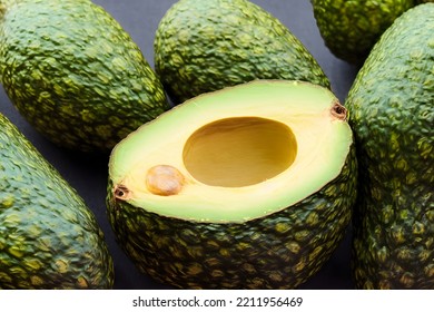 Avocadoes, Fresh And Green, Sweet Yummy Fruit, A Healthy Food Item