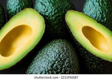 Avocadoes, Fresh And Green, Sweet Yummy Fruit, A Healthy Food Item