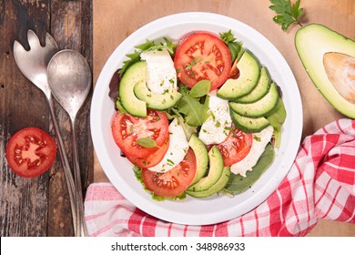 Avocado,tomato And Mozzarella Salad