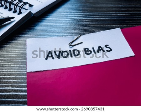 Avoid bias writting on table background.
