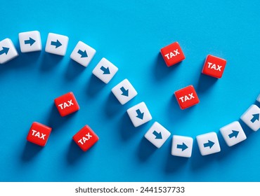 To avoid tax payments. Tax avoidance or evasion concept.