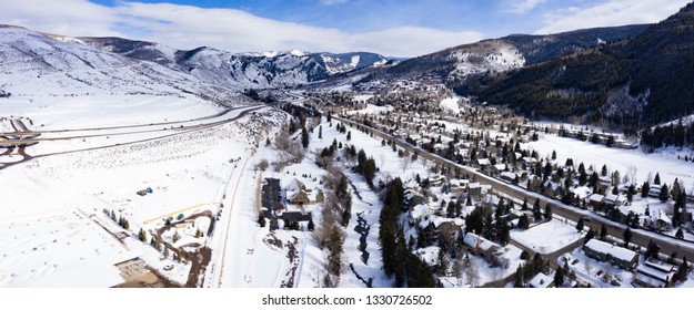 Avon Colorado Aerial Eagle Vail