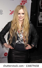 Avril Lavigne At The Avril Lavigne Secret Show, Viper Room, West Hollywood, CA 04-25-13