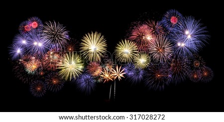 Awesome Fireworks Background