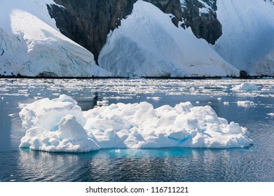 Awesome Iceberg Drifting Antarctic Waters Stock Photo 116711221 ...