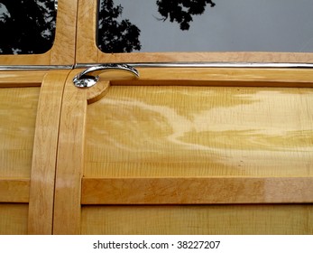 Awesome Restoration Of Wood Door Panel On Vintage Car