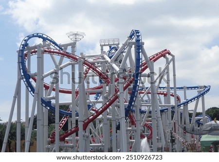 Awesome roller coaster in the Garden Ave 