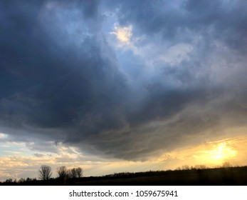 an awesome sunset